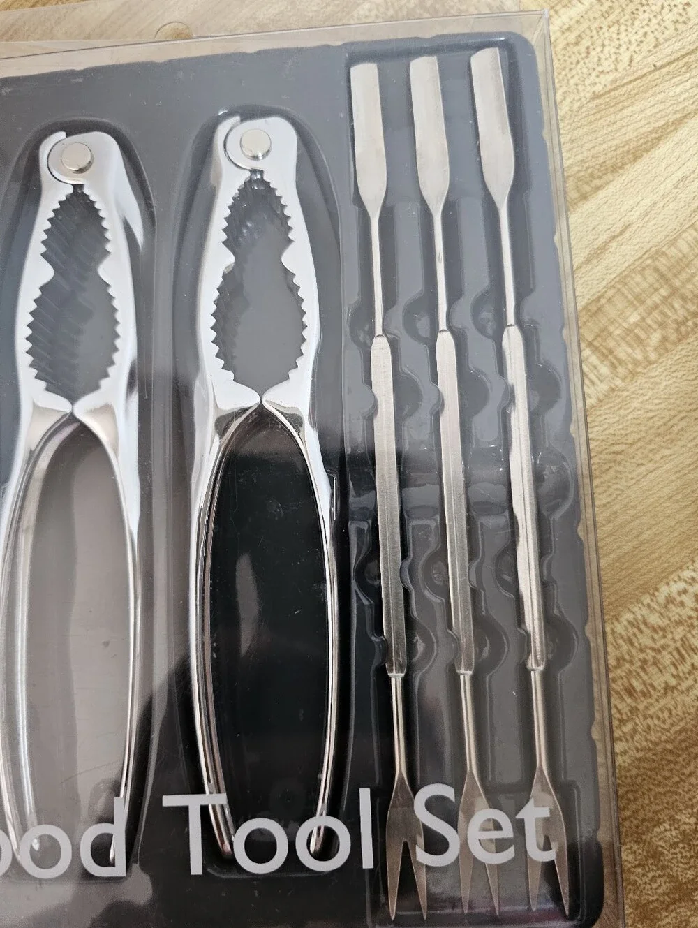 Lot of 2 Global Decor Seafood Tool Sets 4 Crackers 12 Picks New In Box